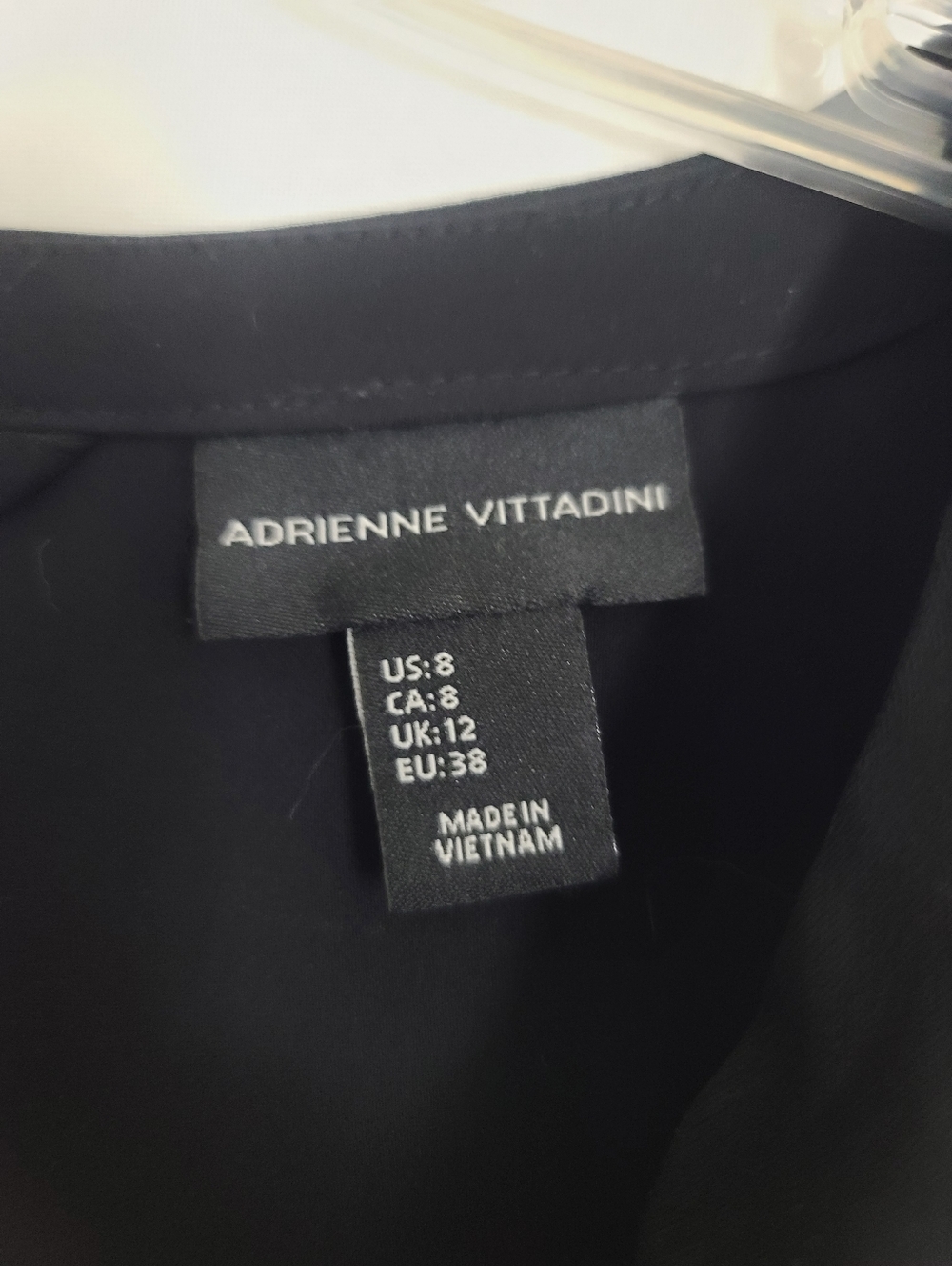 Adrienne Vittadini Long Sleeved Black Dress - Picture 3 of 5